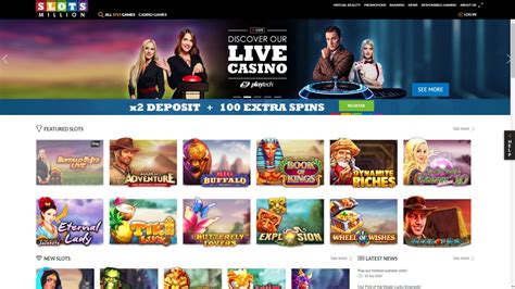 SlotsMillion Casino Review Global score: 4.00 / 5 .